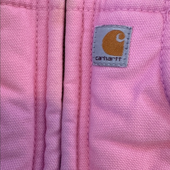 Carhartt Baby Girl Barbie Pink Shearling Lined Jacket 6 (Months) - Picture 4 of 8
